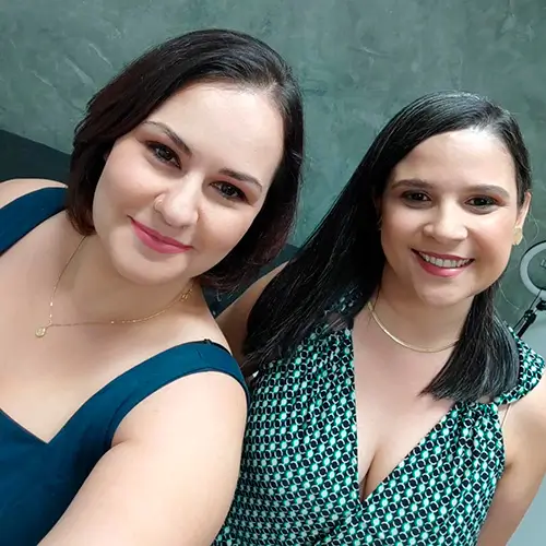Mariana Polo e Ana Elisa Chimeca